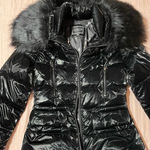 Black coat by Guess, size small.